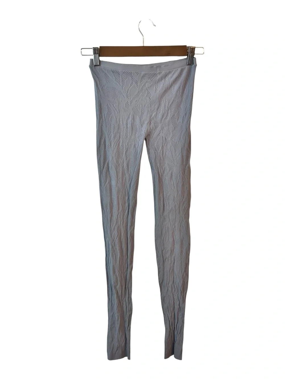 Free People Intimately Soft Focus Seamless Leggings SZ M in Blue Steel